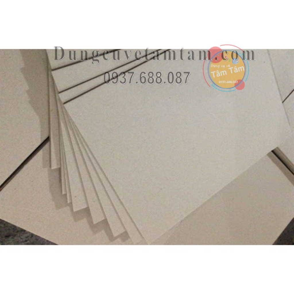 [ TÂM TÂM ]-Giấy bìa mô hình, giấy binh mô hình 2 lớp/3 lớp size 20x30cm, 30x40cm-Mô hình