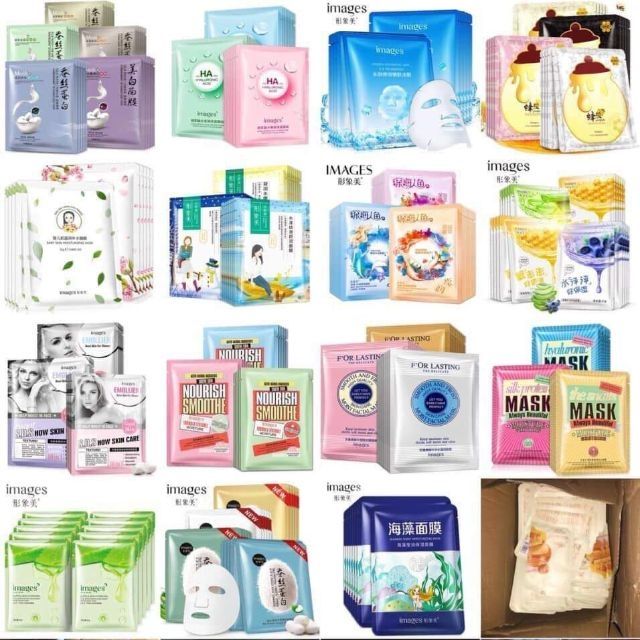 Combo 30 miếng mặt nạ nội địa Trung không chọn mẫu