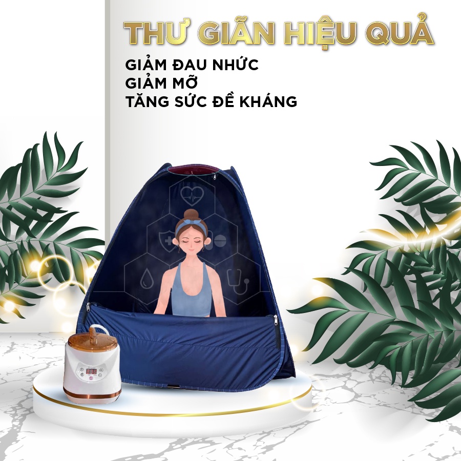 Lều Xông Hơi Tự Bung Và Nồi Xông Hơi Cao Cấp PTY HOUSE - Tặng Chai Tinh Dầu 10ML - Giao Lều Màu Ngẫu Nhiên