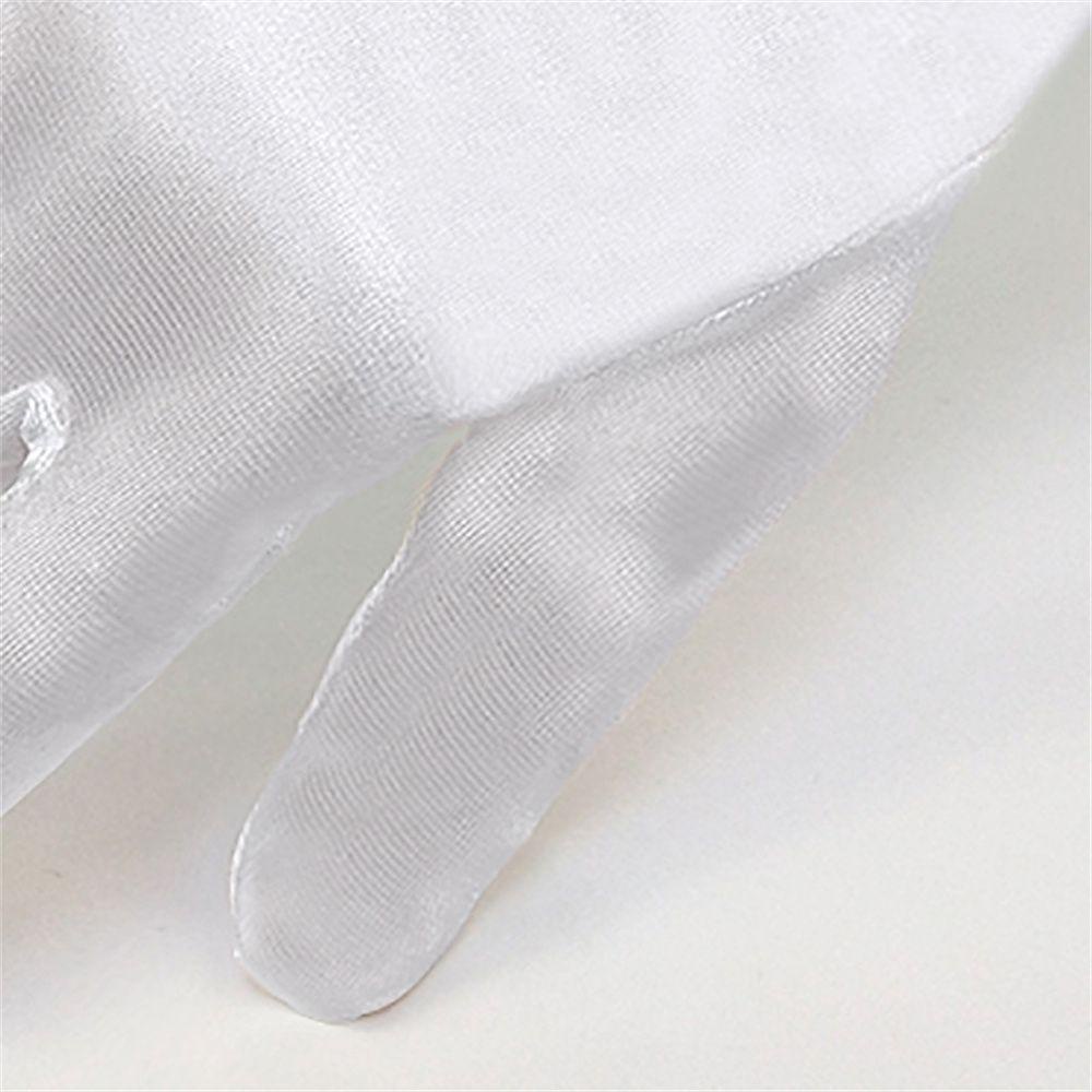 Găng Tay Chống Nắng Bằng Vải Satin Co Giãn Cho Cô Dâu