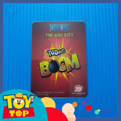 [Một Thẻ ] Thẻ Toonies One Piece đặc biệt Boom tổng hợp 2 dạng board game mèo nổ - Thẻ đặc biệt nhân vật chức năng