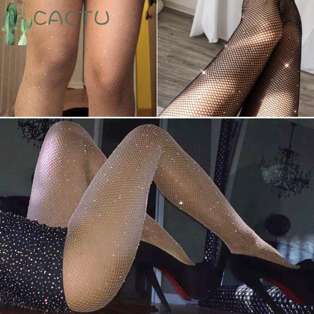 Quần Tất Lưới Lấp Lánh Thời Trang Dành Cho Nữ|Mở Đáy / Nhiều Màu