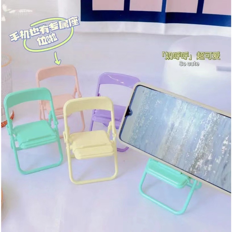 Giá đỡ điện thoại để bàn mini màu macaron thông dụng