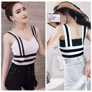 Áo tank top không dây nữ