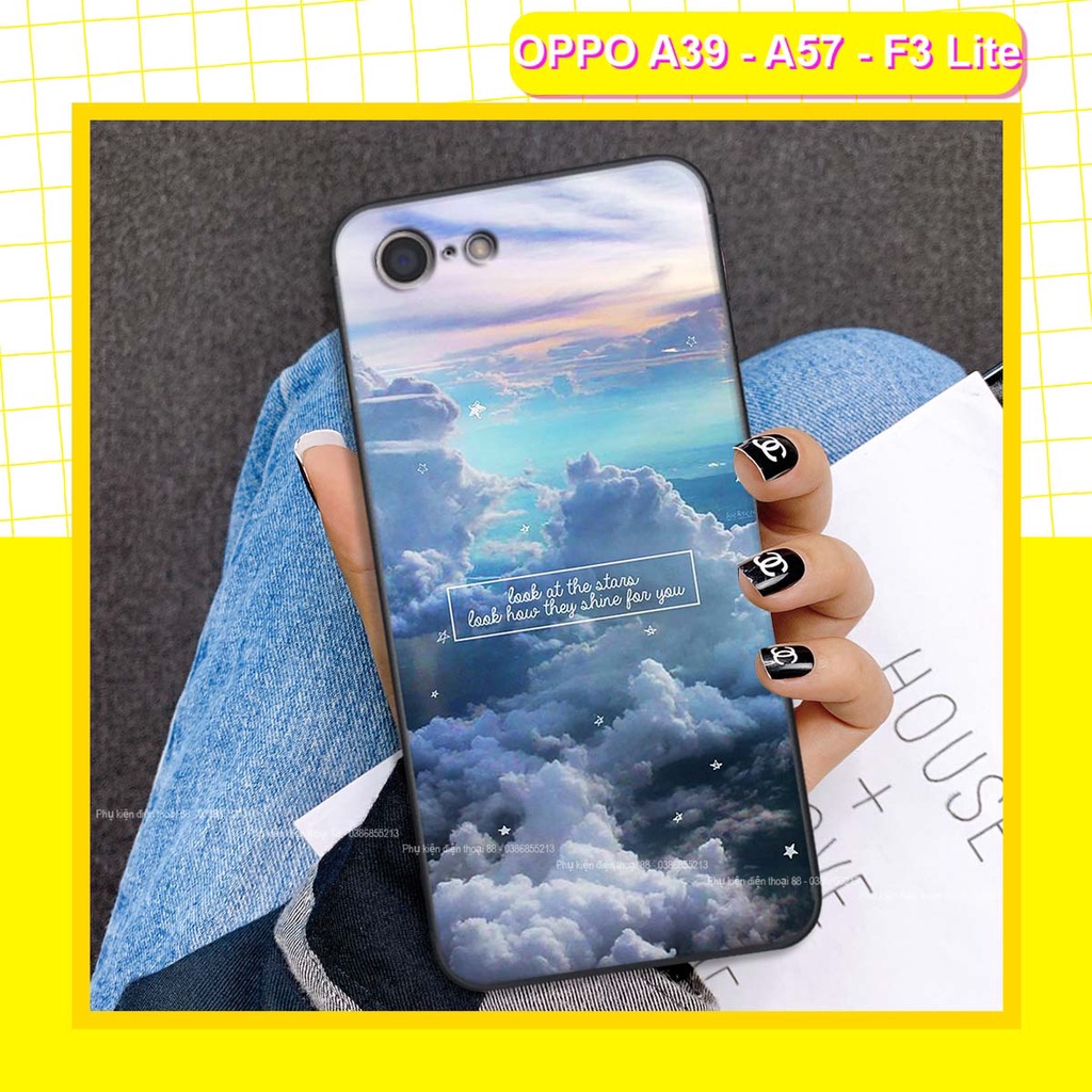 Ốp lưng 3D Oppo A39 / A57 / F3 Lite hình hoa, vũ trụ đẹp - CAO CẤP - SANG TRỌNG