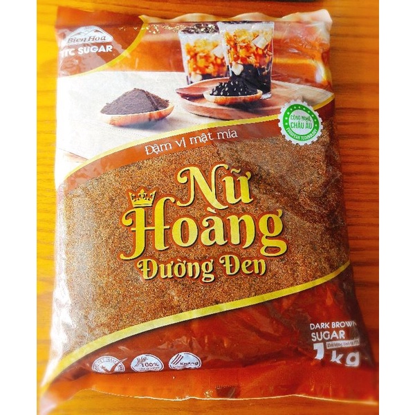 COMBO 5 GÓI ĐƯỜNG ĐEN NỮ HOÀNG BIÊN HÒA - gói 1kg