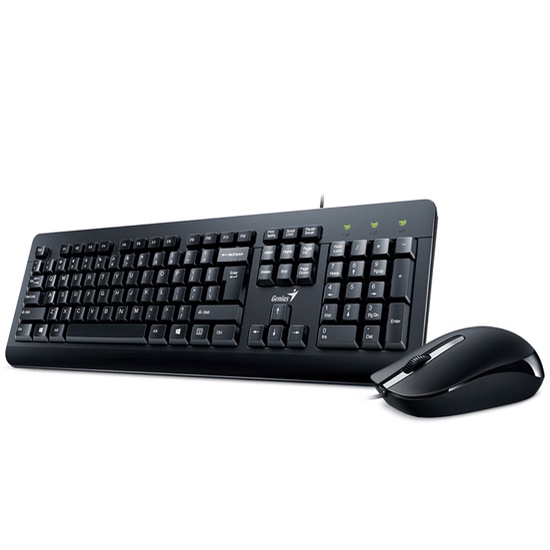 Bộ bàn phím, chuột có dây Genius KM-160 USB