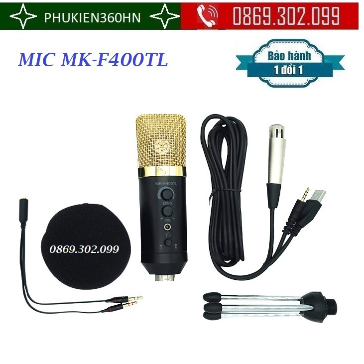 [Mã ELHACE giảm 4% đơn 300K] Micro thu âm MK-F400TL