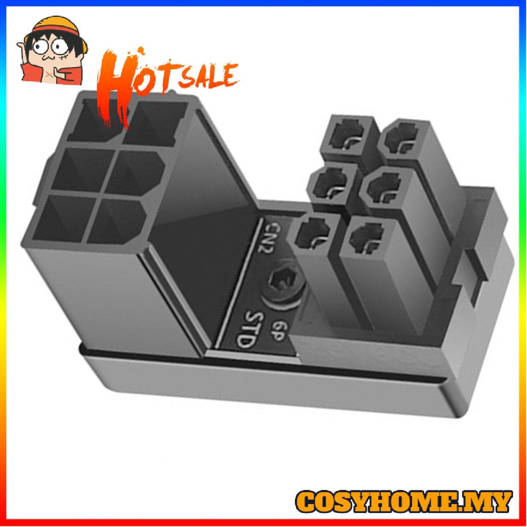 Bộ chuyển đổi thẻ đồ họa ATX6Pin 180 độ cho Desktops GPU | BigBuy360 - bigbuy360.vn