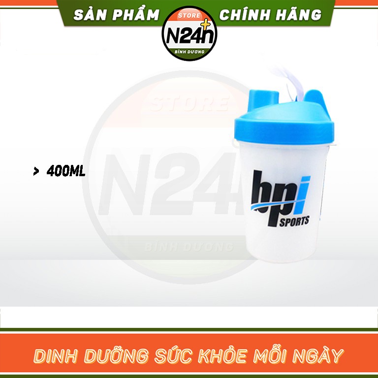 BÌNH NHƯA SHAKER 400ML CAO CẤP BPI
