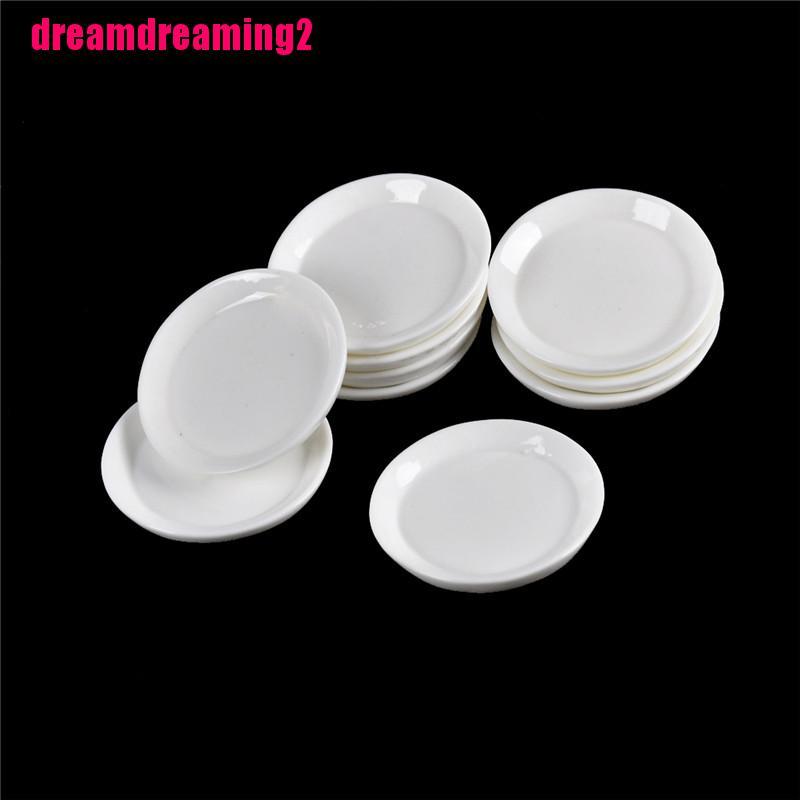 Bộ 10 Đĩa Mini Đựng Thức Ăn Thiết Kế Dễ Thương