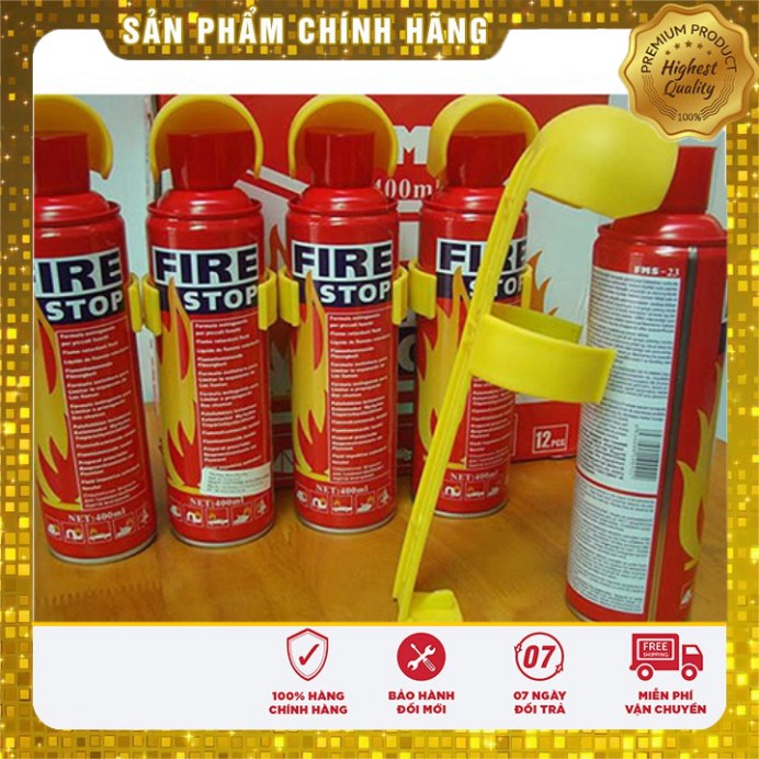 Bình cứu hoả 500ml dạng xịt. Bình chữa cháy mini FireStop NEM