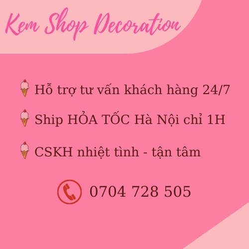 Set Trang Trí Sinh Nhật Hàn Quốc Phong Cách Retro [Tặng BƠM + BĂNG DÍNH + BÓNG NGÔI SAO + BÓNG HB TY] - Kemshop K21