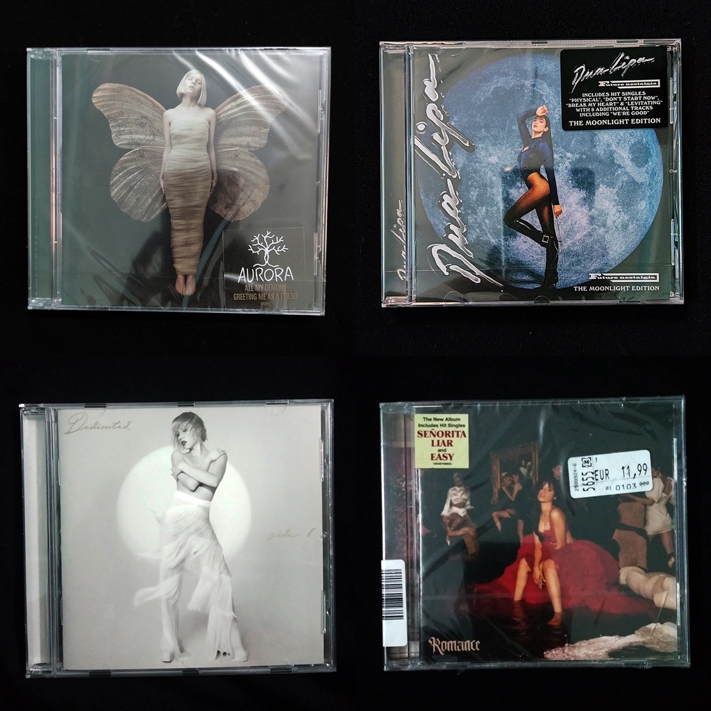 Bộ sưu tập albums của Billie Eilish, Camila Cabello, Melanie Martinez, Olivia Rodrigo, Carly Rae Jepsen