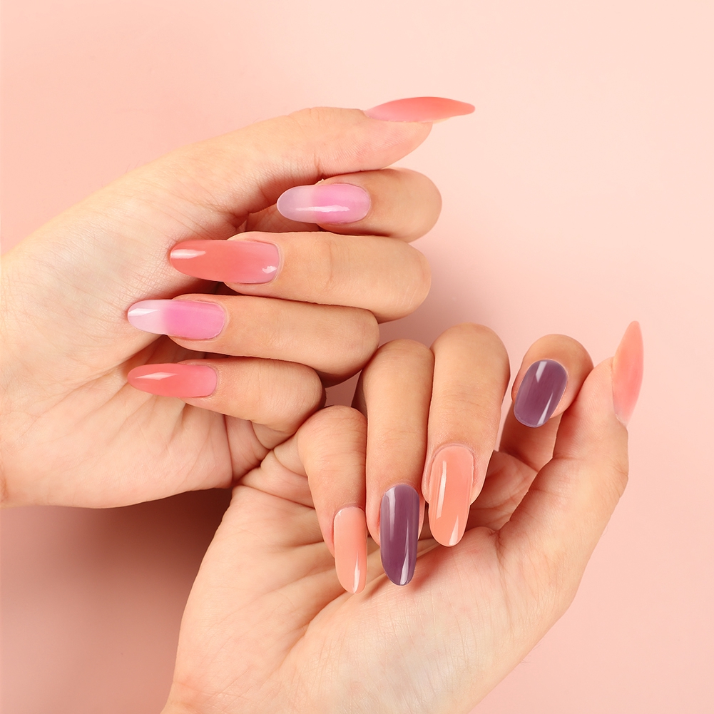 [Hàng mới về] Gel nối móng/đắp móng/sơn móng nghệ thuật 15ml màu sắc thời trang