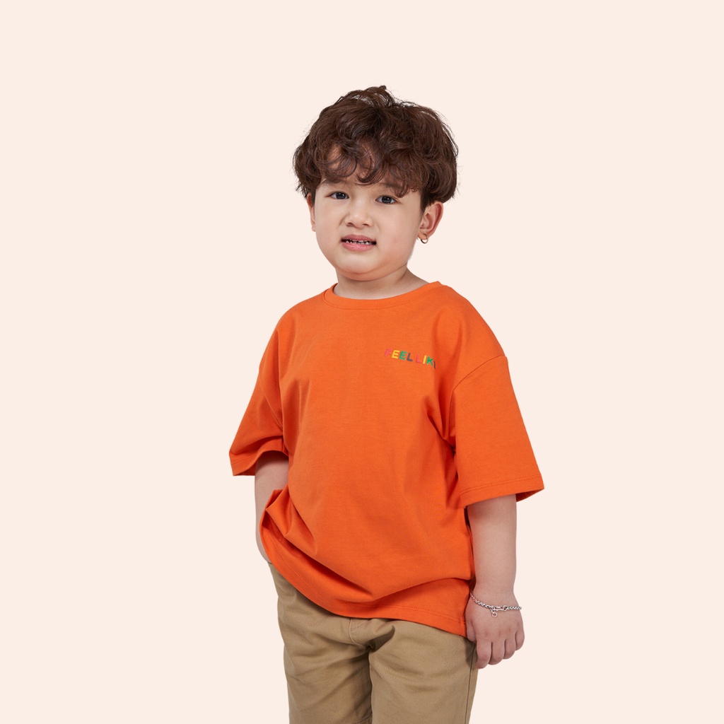 Áo thun cho bé YODY vải cotton thoáng mát in hình icon dễ thương TSK5203