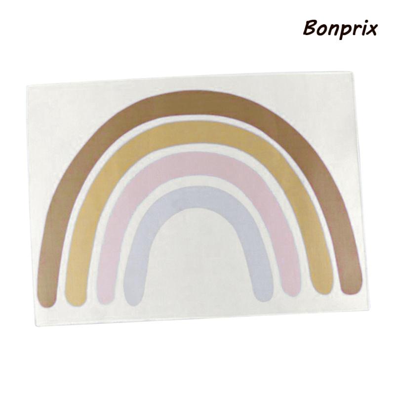 Thảm trải sàn chống trượt thiết kế hình cầu vồng dễ thương an toàn cho bé vui chơi