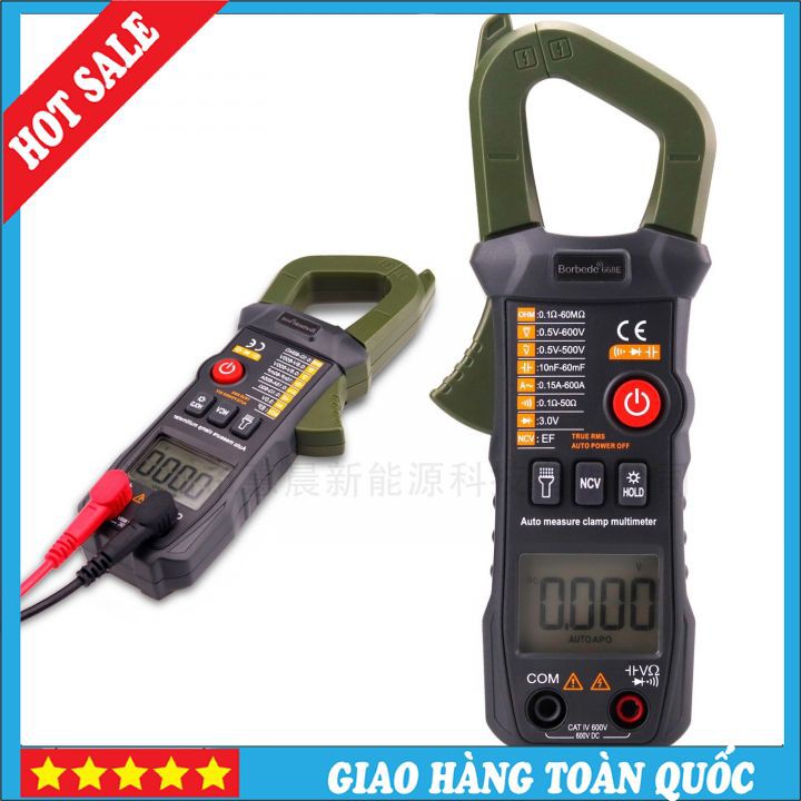 ♻️ ♻️ GIÁ GỐC♻️ ♻️ Đồng Hồ Vạn Năng Tự Động Ampe Kìm Đo Dòng AC, DC Tự Động BD668E Chính Hãng Bảo Hành 6 Tháng
