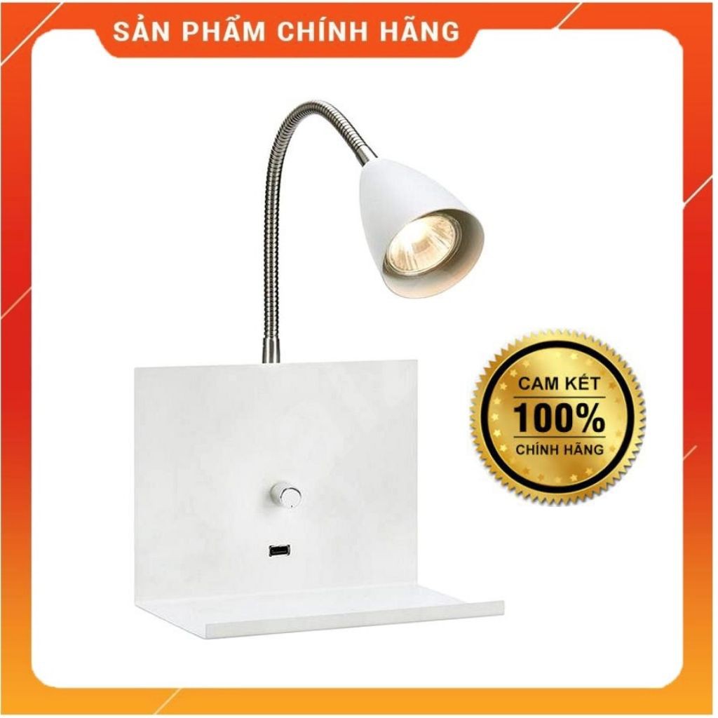 Đèn gắn tường Markslojd Logi, trợ sáng, chống lóa, màu trắng, hàng chính hãng, tặng kèm bóng đèn