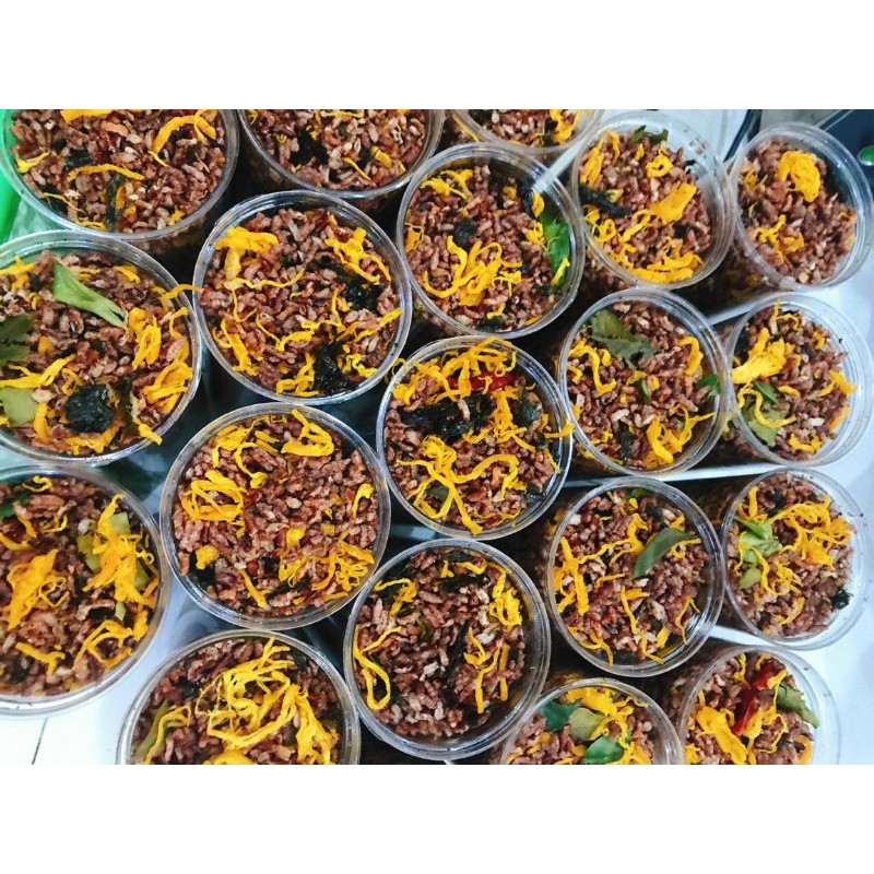 gạo lức rong biển mix khô gà