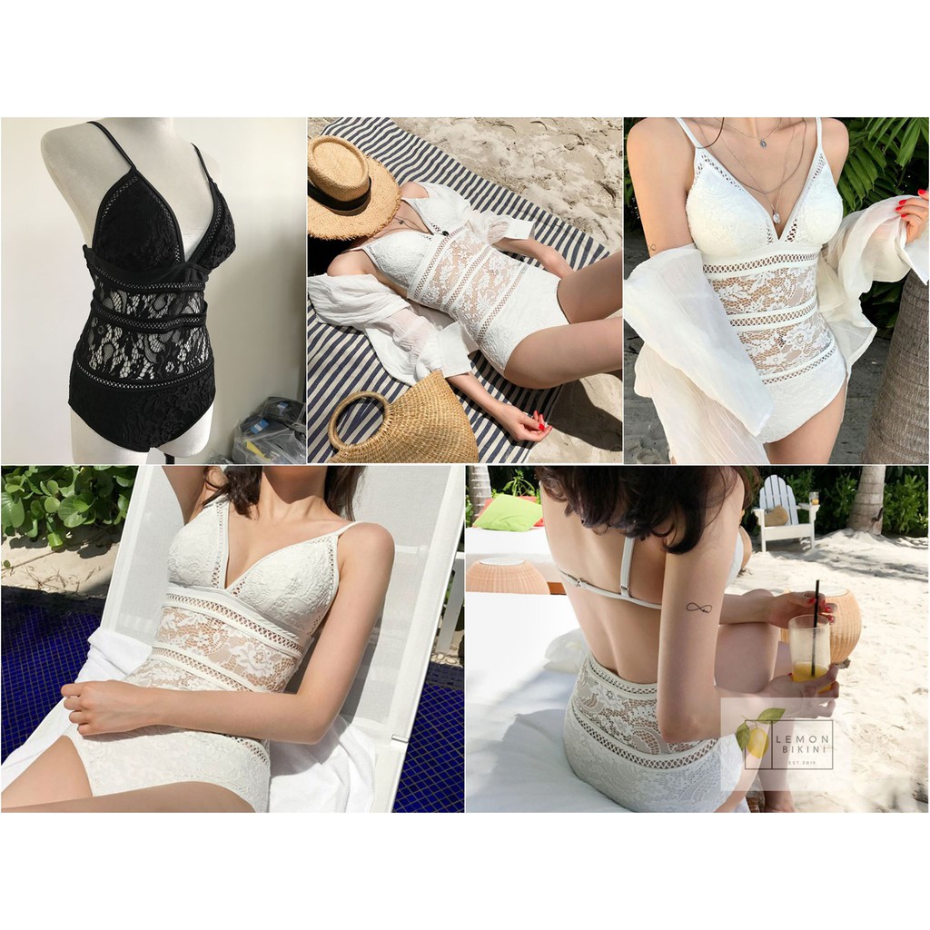 [SIÊU SEXY] Bộ đi biển ren liền thân tôn ráng cho các nàng | BigBuy360 - bigbuy360.vn