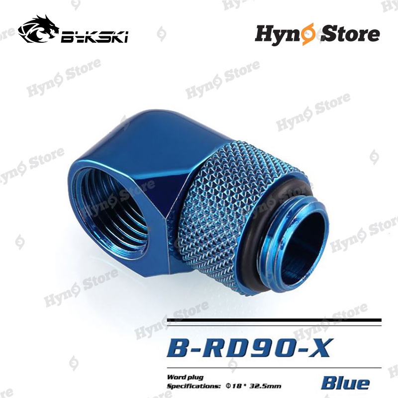 (Hàng Mới Về) Fit góc 90 xoay 360 Rotary Adapter Bykski B-RD90-X Tản nhiệt nước custom - Hyno Store