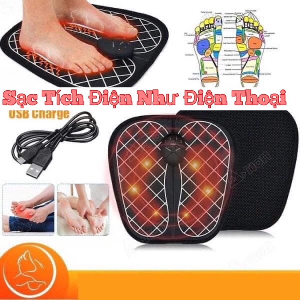 Máy Massage Chân Trị Liệu Máy Rung Chân Vật Lý Giảm Tê Mỏi Điều Hoà Khí Huyết Lưu Thông Máu