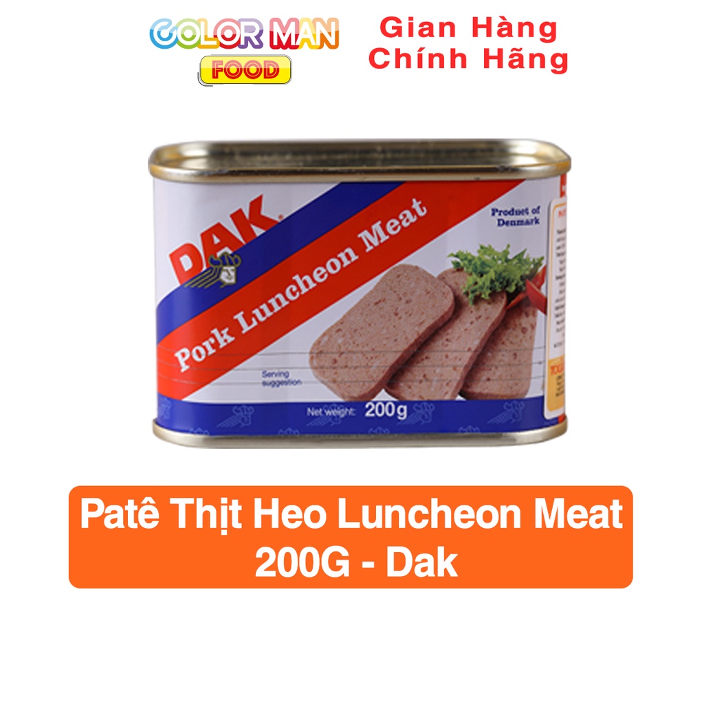 Patê Thịt Heo Luncheon Meat 200G - Dak