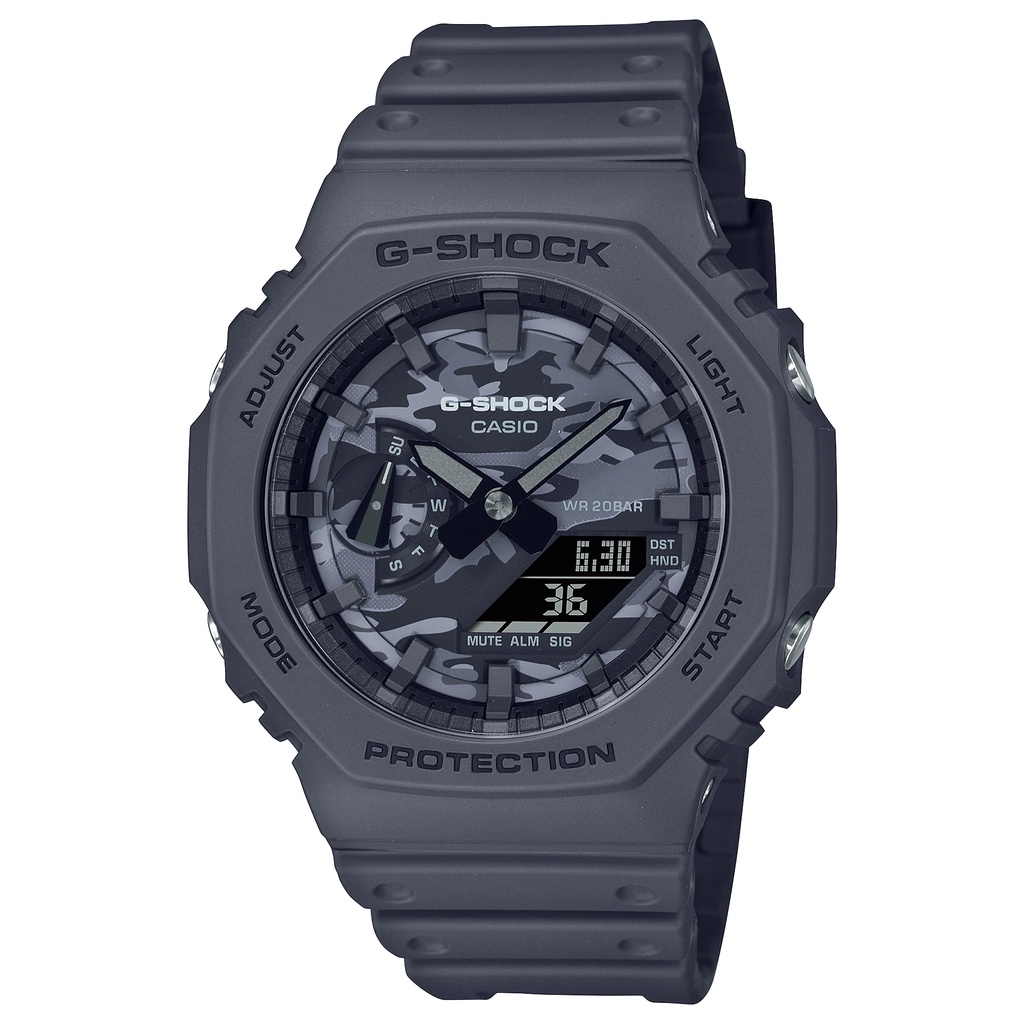 Đồng hồ nam Casio G-Shock GA-2100CA-8A chống va đập, chống nước 200m, hàng chính hãng