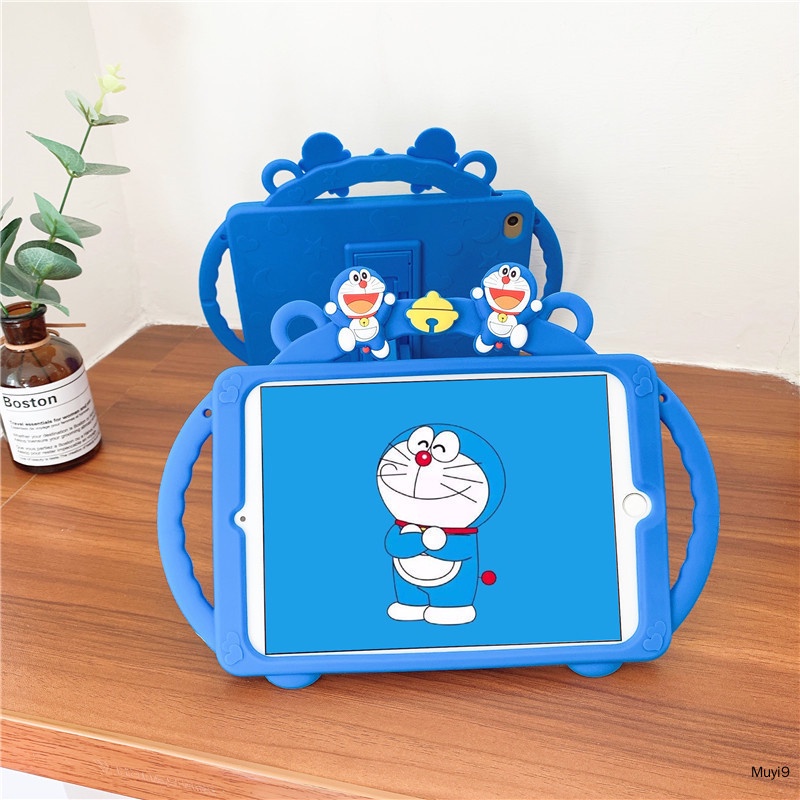 SAMSUNG Bao Da Máy Tính Bảng In Hình Doraemon Thời Trang Cho ipad Mini6 Mini4 / 5 Air Pro9.7 ipad9th / 10.9 IPad10.2 / Pro10.5
