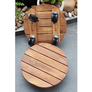 Đế để chậu cây có bánh xe Goodwood - Kệ giá đỡ lót chậu cây di chuyển đa năng D30xC8cm