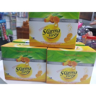 Sủi nghệ Nano Curcumin Scurma Fizzy (hộp 2tube x10 viên) hỗ trợ dạ dày scumar fizzy