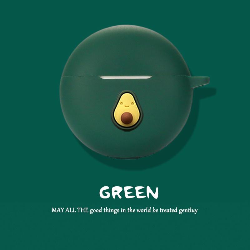 Vỏ bọc silicone bảo vệ hộp sạc tai nghe OPPO ENCO BUDS 2 họa tiết hoạt hình dễ thương