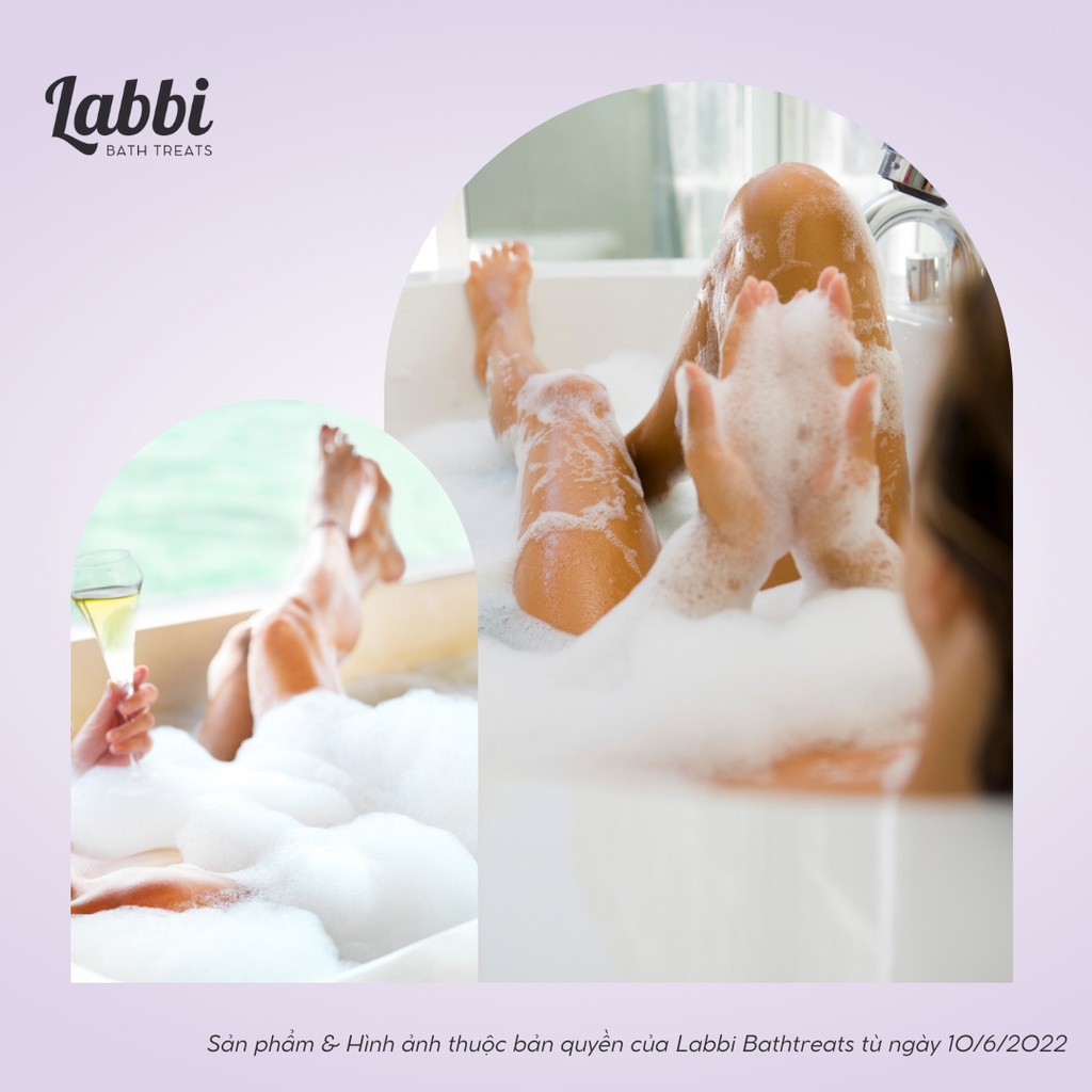 Bánh siêu tạo bọt bồn tắm BILLY [Labbi] Bubble Bar