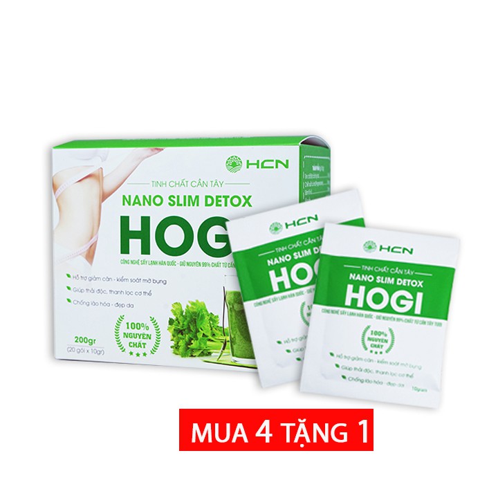Tinh chất cần tây Nano Slim Detox Hogi hỗ trợ giảm cân, tinh chất cần tây giúp thải độc, thanh lọc cơ thể | BigBuy360 - bigbuy360.vn