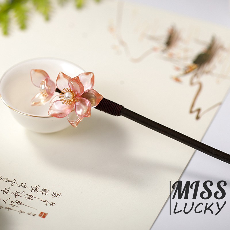 Trâm Cài Tóc Hình Hoa Đính Đá Sang Trọng Dành Cho Nữ