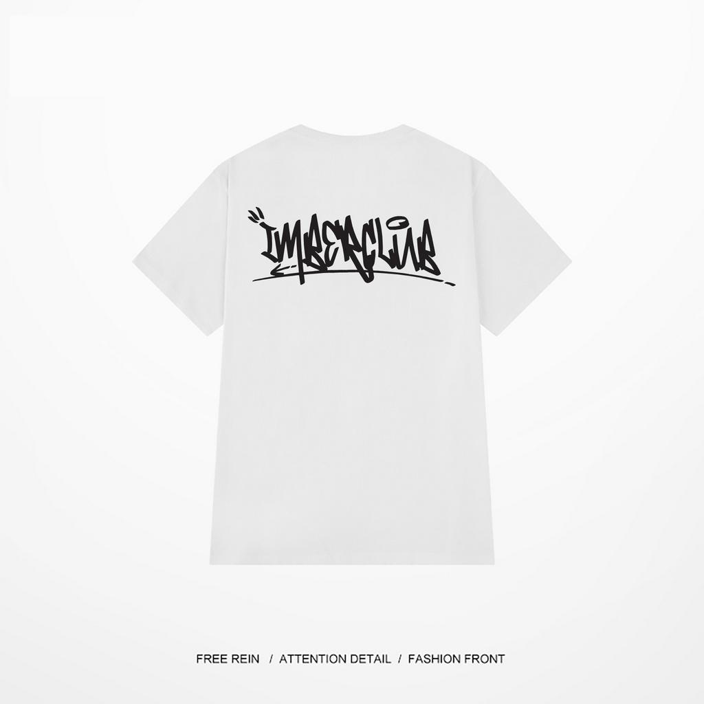 Áo thun nữ MIR -  Make It Rain imber club phong cách basic hiện đại cá tính chất cotton dáng tay lỡ