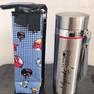 Bình giữ nhiệt cao cấp 800ml+ túi giữ nhiệt