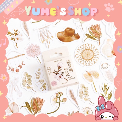 Hộp 45 Sticker Vintage
