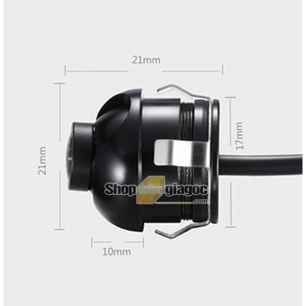 Camera Lùi Chống Nước Loại Tròn Gắn Vỏ Xe (xoay 90 độ) | BigBuy360 - bigbuy360.vn