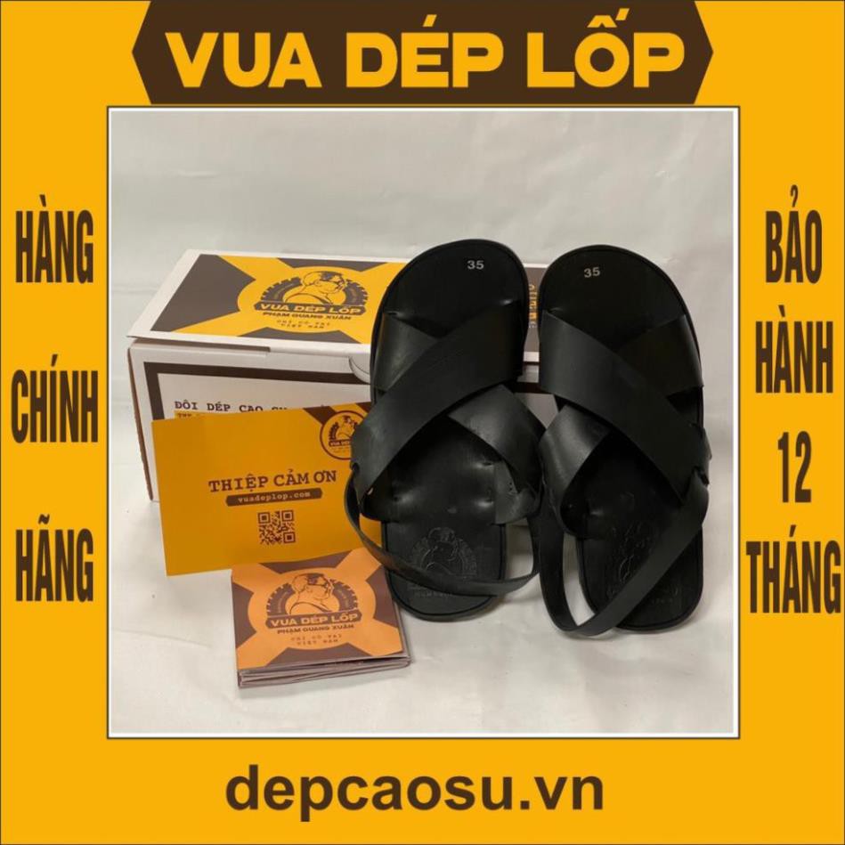 giảm sandal nam Dép cao su - Mẫu Dép Bác Hồ, được làm thủ công của Vua dép lốp Phạm Quang Xuân, ảnh thật, bảo hàng