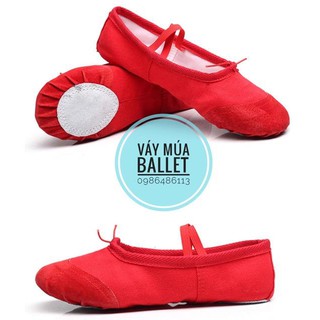 Ballet Giày múa màu đỏ