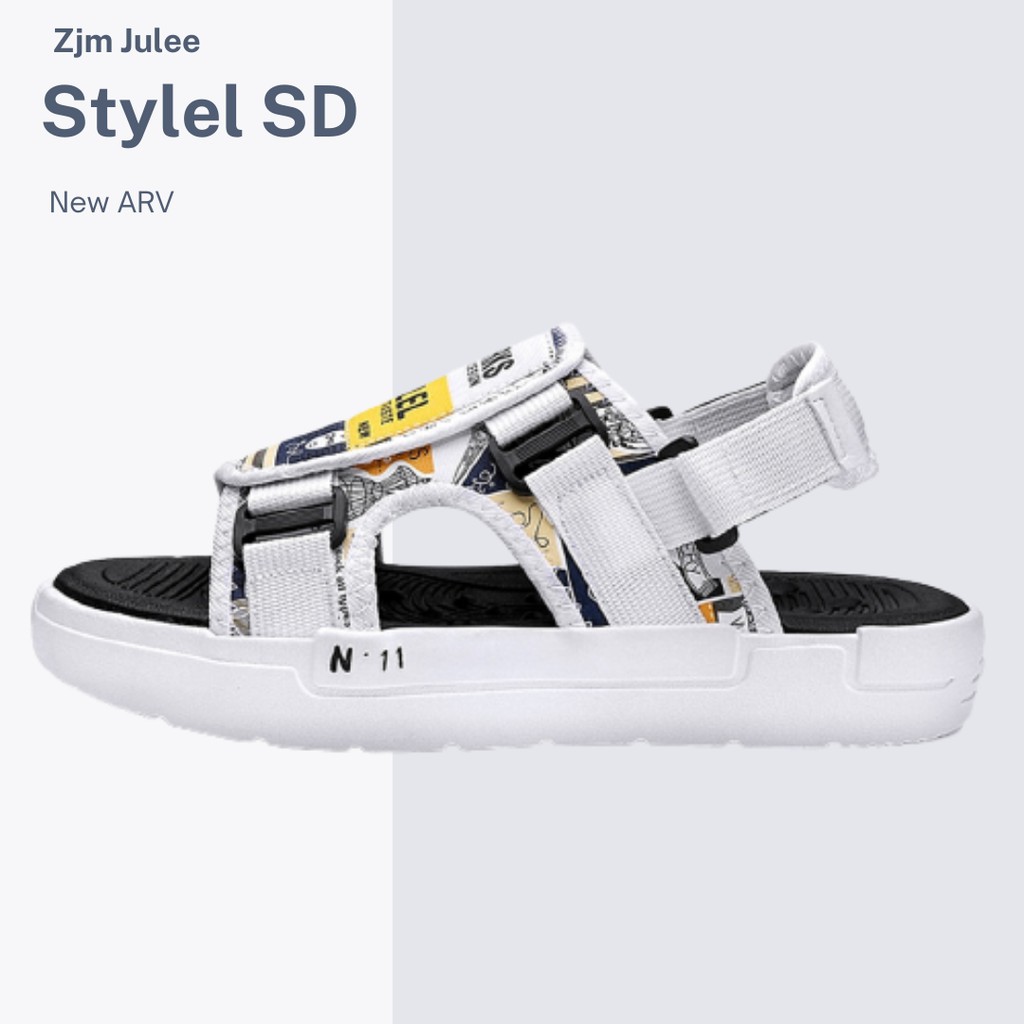 Sandal nam Stylel N11 [NEW] cao cấp - đế dày quai sau tháo rời