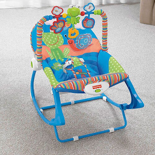 Ghế rung cho bé Fisher Price chính hãng - đa năng