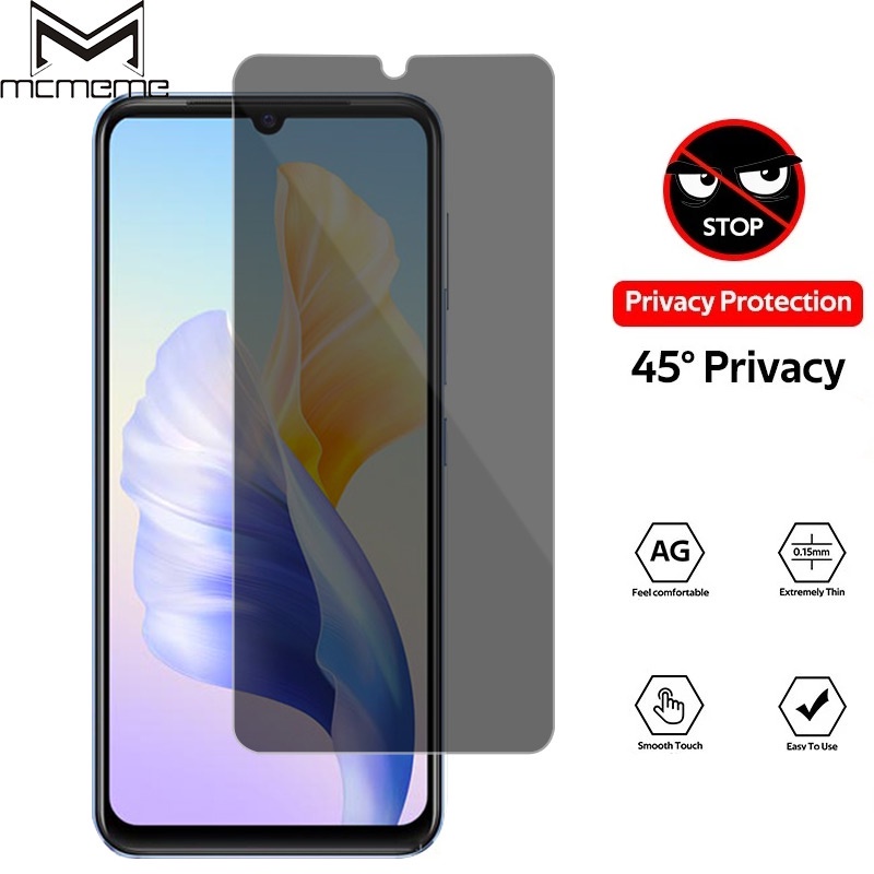 MCMEME Kính Cường Lực Chống Nhìn Trộm VIVO V25 V25e V23e V23 V21e V21 V20 SE Pro 5G