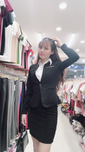 Sale sốc áo vest công sở [ hình thật + video ] shop tự quay bao From đẹp chất vải tuyết mưa hàn cao cấp