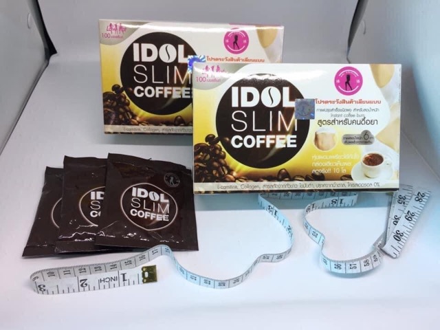 Hộp 10 gói CAFE, cà phê giảm cân IDOL SLIM thái lan