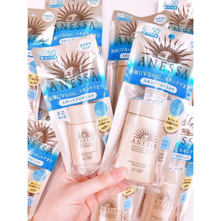 Kem sữa chống nắng bảo vệ hoàn hảo Anessa Perfect UV Sunscreen Skincare Milk 60ml Nhật Bản - Trung Đông Pharmacy