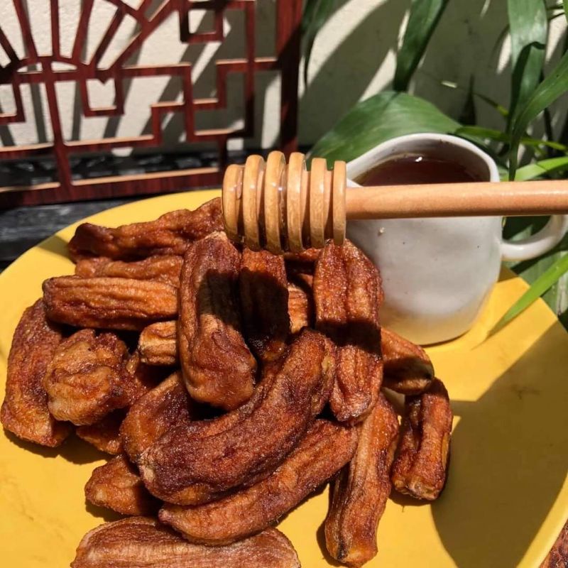 Chuối Cau Mật  Sấy Dẻo Bến Tre
