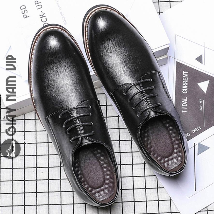 🌀 Giày Da Nam Cao Cấp Công Sở Buộc Dây Giá Rẻ GIAYNAMVIP Giày Tây Nam Đẹp Hàn Quốc GD39